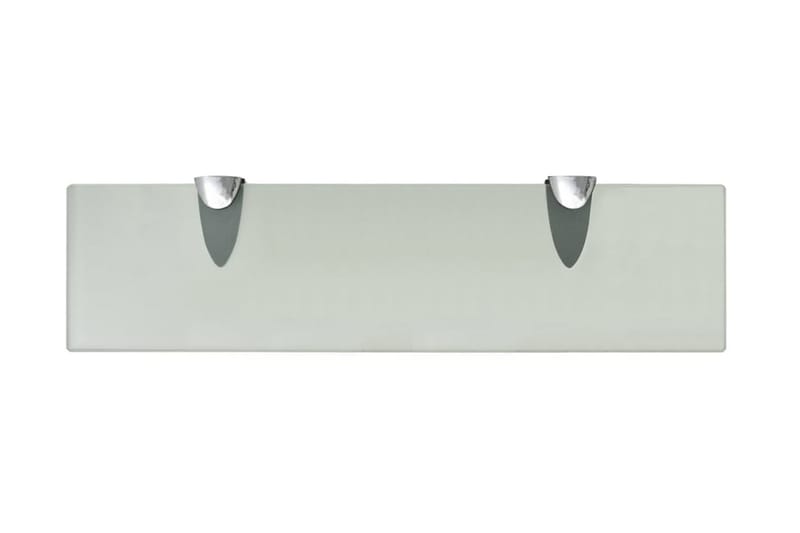 Svävande hylla glas 40x10 cm 8 mm - Transparent - Förvaring - Hylla - Vägghylla