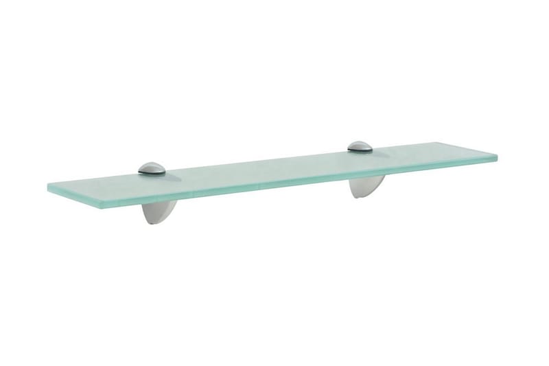 Svävande hylla glas 50x10 cm 8 mm - Transparent - Förvaring - Hylla - Vägghylla