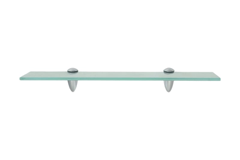 Svävande hylla glas 50x10 cm 8 mm - Transparent - Förvaring - Hylla - Vägghylla