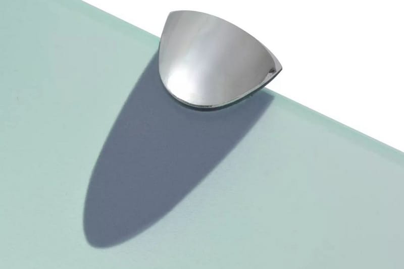 Svävande hylla glas 50x10 cm 8 mm - Transparent - Förvaring - Hylla - Vägghylla