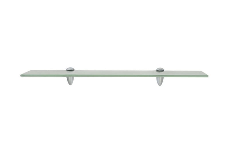 Svävande hylla glas 60x20 cm 8 mm - Transparent - Förvaring - Hylla - Vägghylla