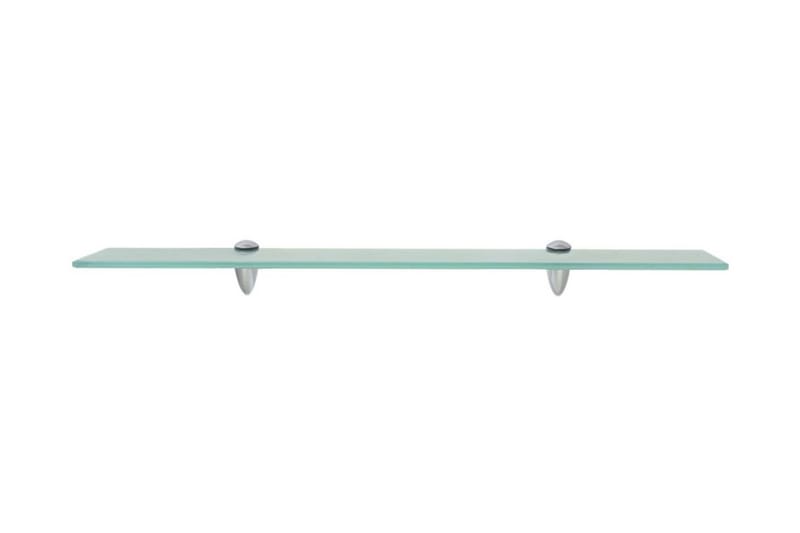 Svävande hylla glas 70x20 cm 8 mm - Transparent - Förvaring - Hylla - Vägghylla