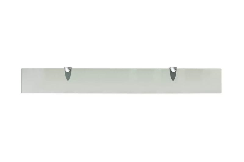 Svävande hylla glas 80x10 cm 8 mm - Transparent - Förvaring - Hylla - Vägghylla