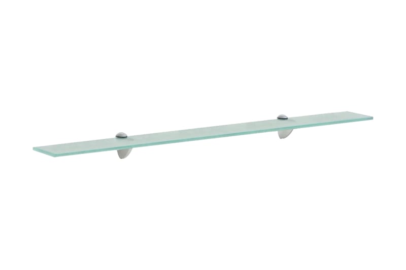 Svävande hylla glas 90x10 cm 8 mm - Transparent - Förvaring - Hylla - Vägghylla