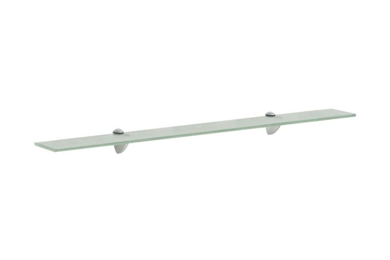 Svävande hylla glas 90x20 cm 8 mm - Transparent - Förvaring - Hylla - Vägghylla