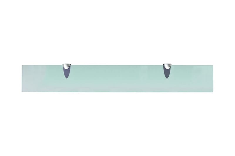 Svävande hyllor 2 st glas 70x10 cm 8 mm - Transparent - Förvaring - Hylla - Vägghylla
