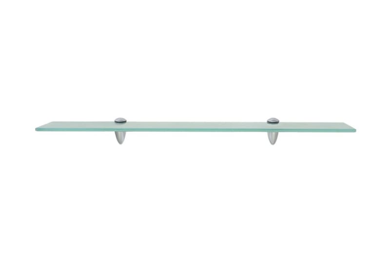 Svävande hyllor 2 st glas 70x10 cm 8 mm - Transparent - Förvaring - Hylla - Vägghylla