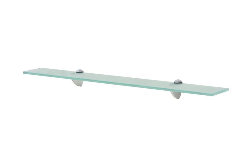 Svävande hyllor 2 st glas 70x20 cm 8 mm - Transparent - Förvaring - Hylla - Vägghylla