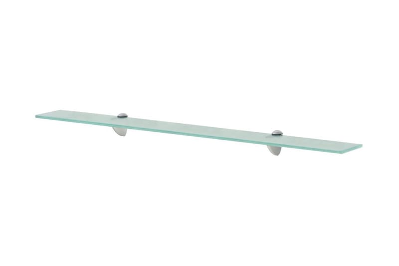 Svävande hyllor 2 st glas 90x10 cm 8 mm - Transparent - Förvaring - Hylla - Vägghylla