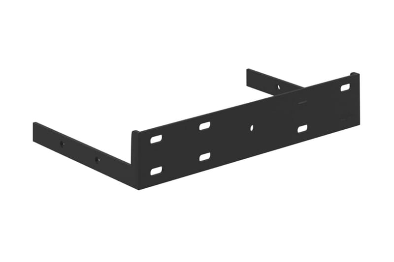 Svävande vägghyllor 2 st betonggrå 23x23,5x3,8 cm MDF - Betonggrå - Förvaring - Hylla - Vägghylla