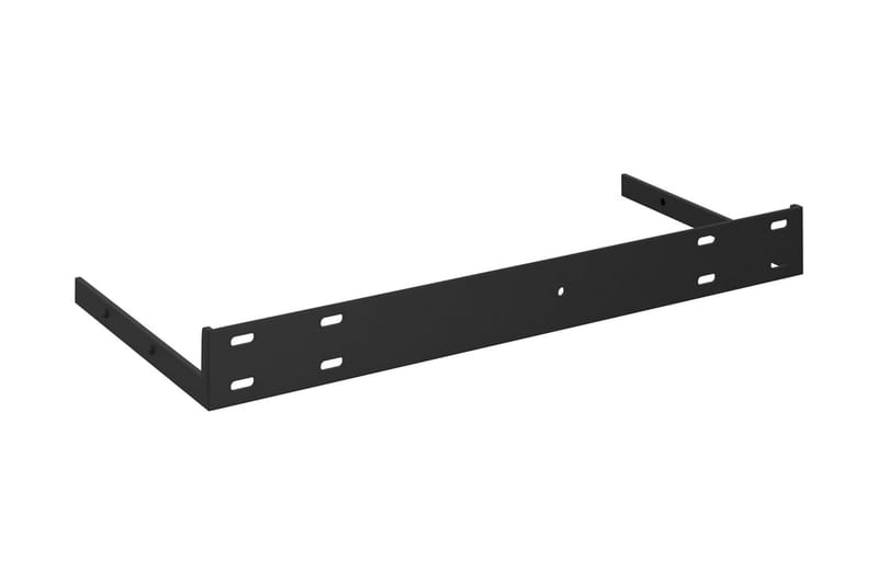 Svävande vägghyllor 4 st ek 40x23x3,8 cm MDF - Brun - Förvaring - Hylla - Vägghylla