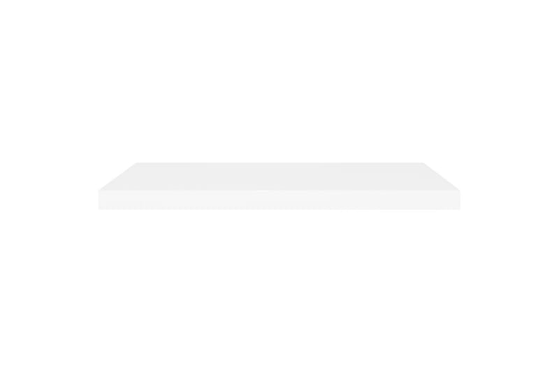 Svävande vägghyllor 4 st vit 80x23,5x3,8 cm MDF - Vit - Förvaring - Hylla - Vägghylla