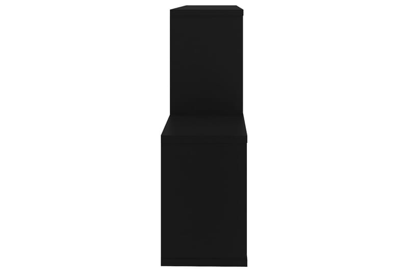 Vägghylla Svart 100x18x53 cm spånskiva - Svart - Förvaring - Hylla - Vägghylla