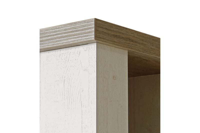 Talebi Förvaringshylla 41x114 cm - Brun/Vit - Förvaring - Hylla - Bokhylla