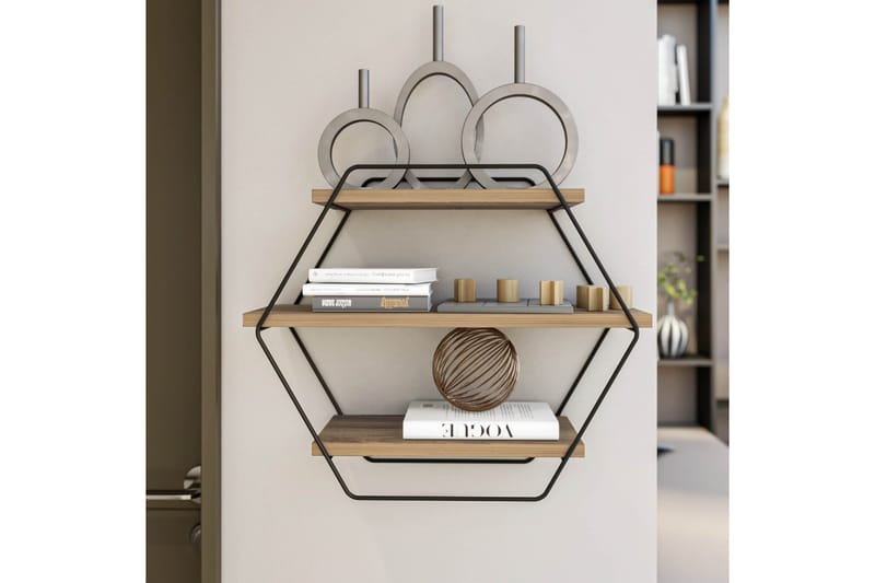 Tatil Vägghylla 60x20 cm - Natur - Förvaring - Hylla - Vägghylla