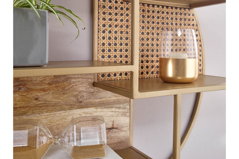 Tultered hylla - Brun - Förvaring - Hylla - Vägghylla