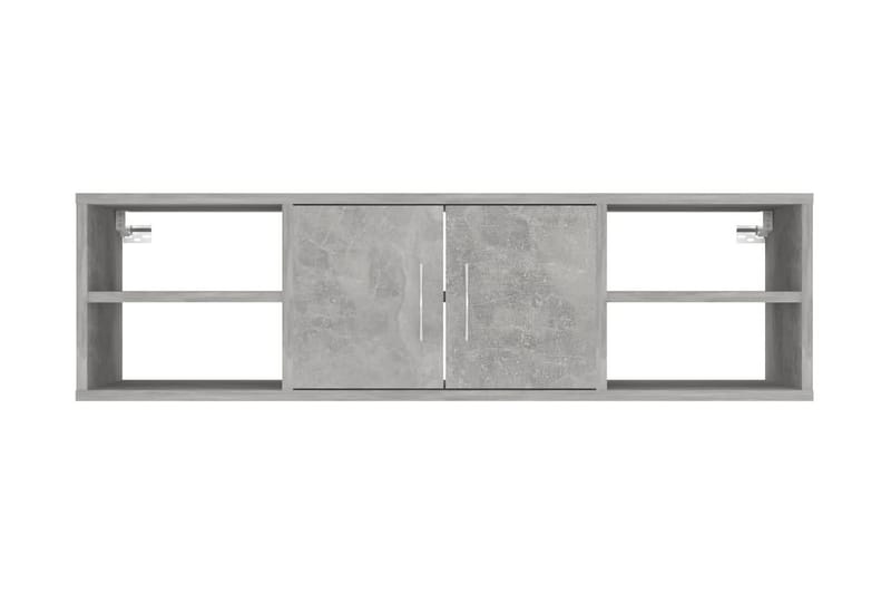 Vägghylla betonggrå 102x30x29 cm spånskiva - Betonggrå - Förvaring - Hylla - Vägghylla