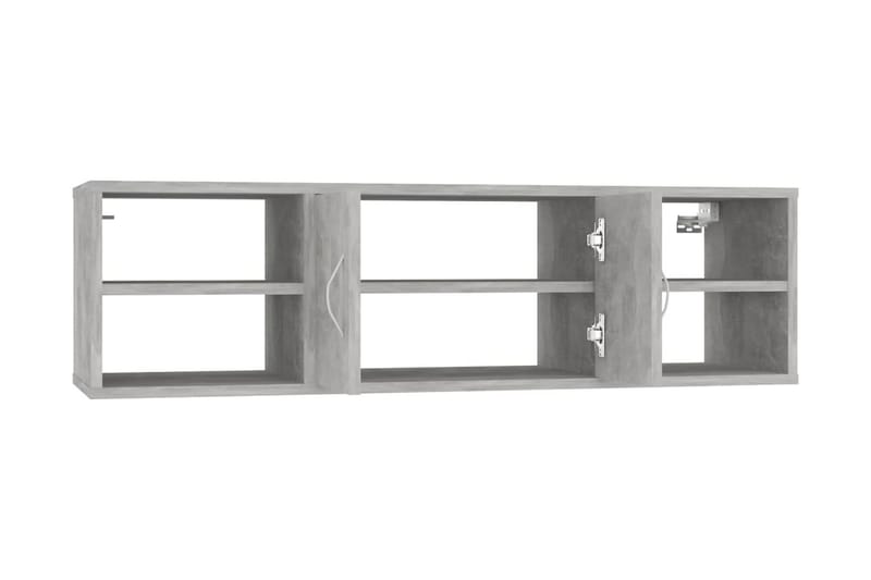 Vägghylla betonggrå 102x30x29 cm spånskiva - Betonggrå - Förvaring - Hylla - Vägghylla