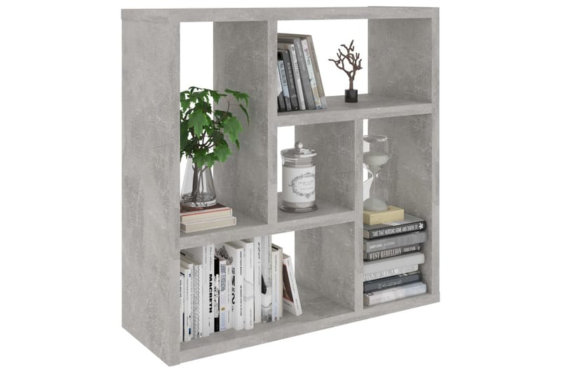 Vägghylla betonggrå 45,1x16x45,1 cm spånskiva - Grå - Förvaring - Hylla - Vägghylla