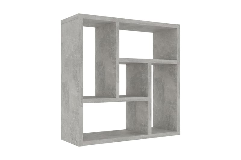 Vägghylla betonggrå 45,1x16x45,1 cm spånskiva - Grå - Förvaring - Hylla - Vägghylla