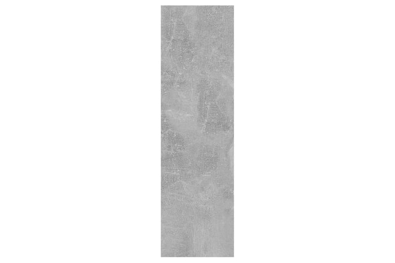 Vägghylla betonggrå 75x16x55 cm spånskiva - Grå - Vägghylla