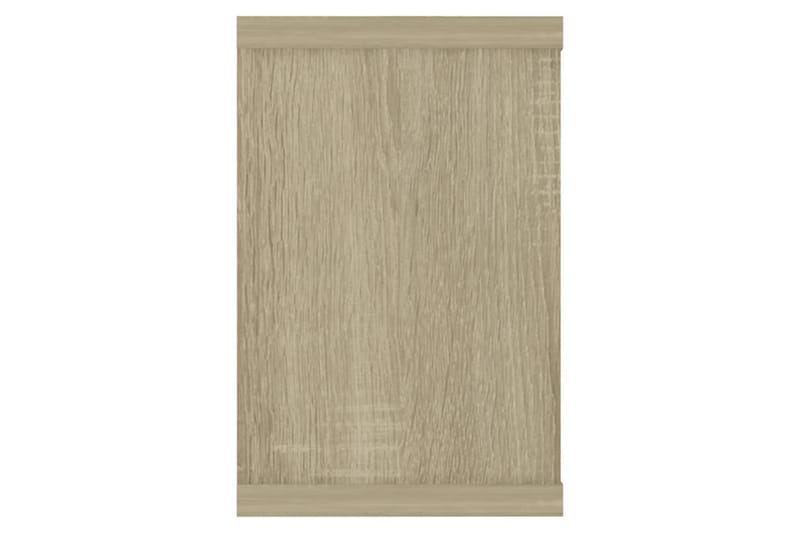 Vägghylla kubformad 2 st sonoma-ek 60x15x23 cm spånskiva - Ek - Förvaring - Hylla - Vägghylla