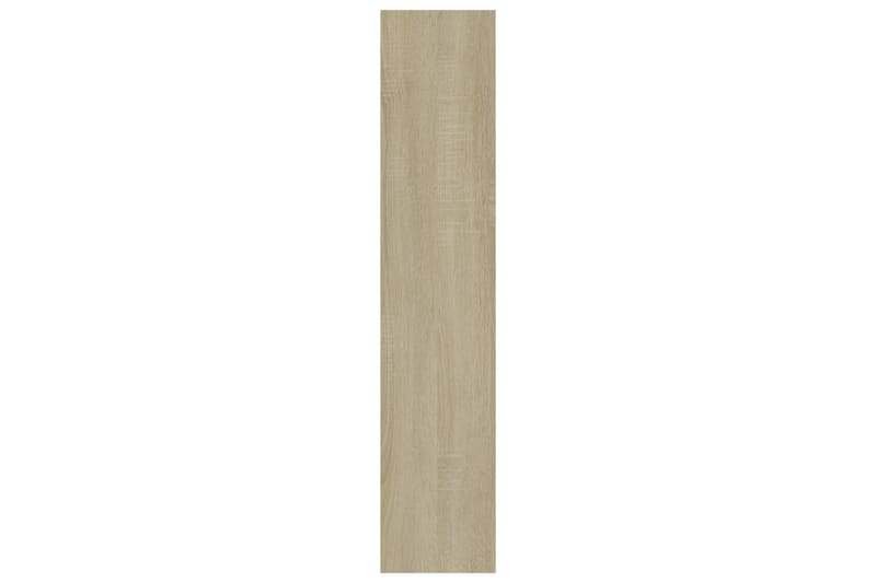 Vägghylla sonoma-ek 90x16x78 cm spånskiva - Brun - Förvaring - Hylla - Vägghylla
