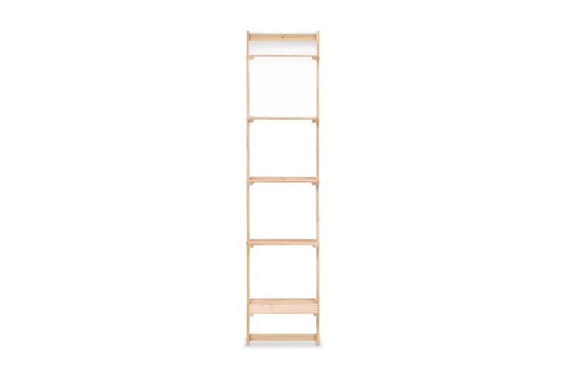 Vägghylla stege cedarträ 41,5x30x176 cm - Beige - Förvaring - Hylla - Vägghylla