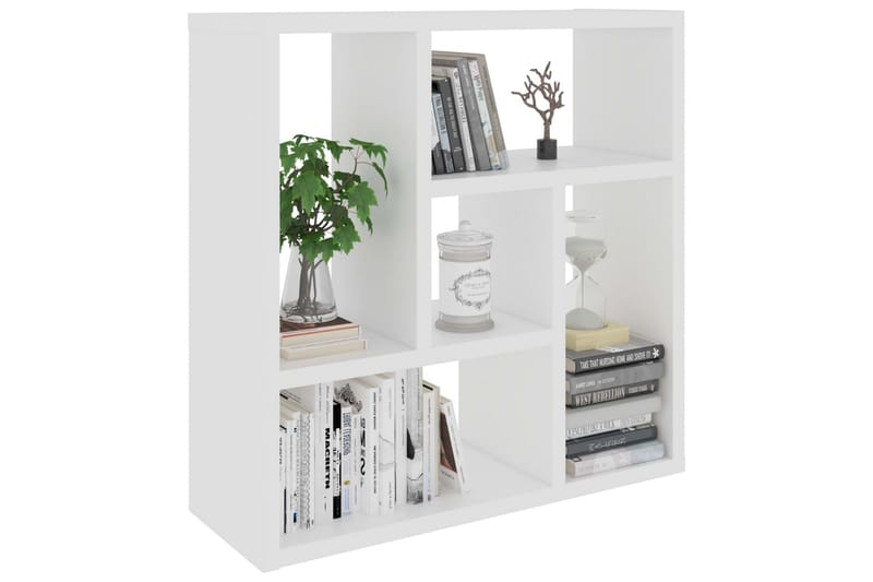 Vägghylla vit 45,1x16x45,1 cm spånskiva - Vit - Förvaring - Hylla - Vägghylla