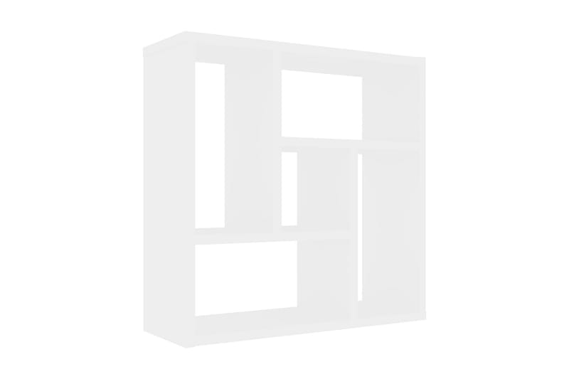 Vägghylla vit 45,1x16x45,1 cm spånskiva - Vit - Förvaring - Hylla - Vägghylla