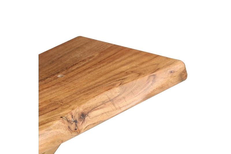 Vägghyllor 2 st 60x20x16 cm massivt akaciaträ - Brun - Förvaring - Hylla - Vägghylla