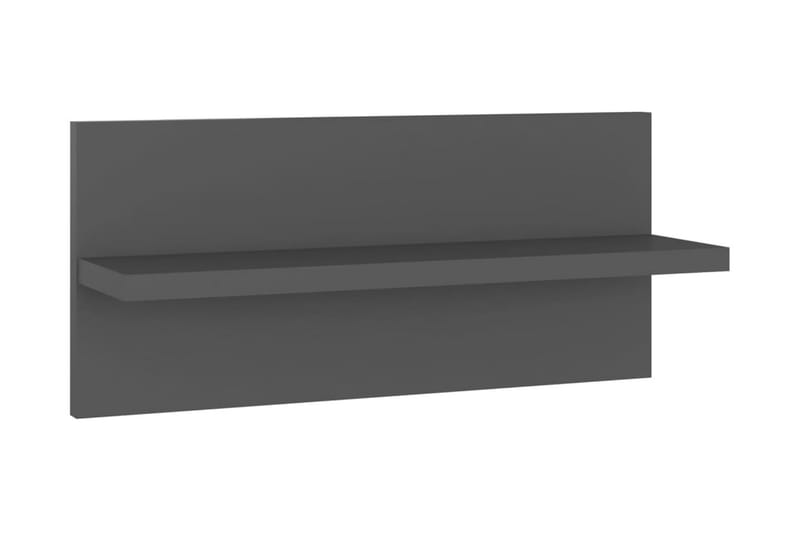 Vägghyllor 2 st grå 40x11,5x18 cm spånskiva - Grå - Förvaring - Hylla - Vägghylla