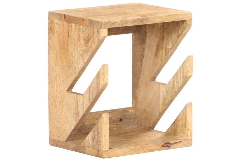Väggmonterad skateboardhållare 25x20x30 cm massivt mangoträ - Brun - Förvaring - Hylla - Vägghylla