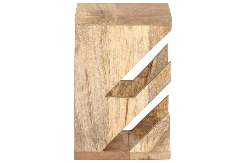 Väggmonterad skateboardhållare 25x20x30 cm massivt mangoträ - Brun - Förvaring - Hylla - Vägghylla