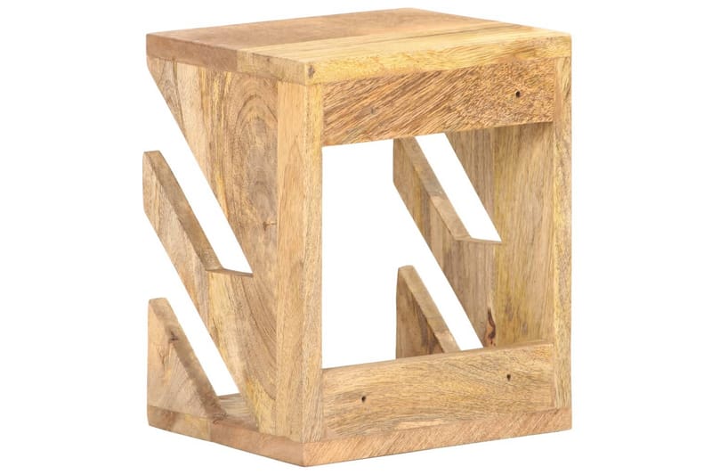 Väggmonterad skateboardhållare 25x20x30 cm massivt mangoträ - Brun - Förvaring - Hylla - Vägghylla
