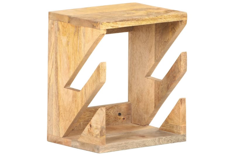 Väggmonterad skateboardhållare 25x20x30 cm massivt mangoträ - Brun - Förvaring - Hylla - Vägghylla