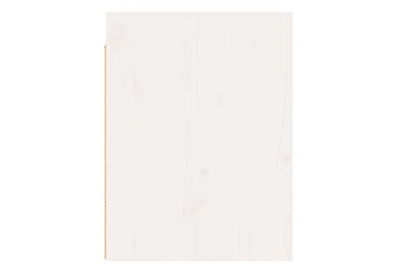 Väggskåp 2 st vit 30x30x40 cm massiv furu - Vit - Förvaring - Hylla - Vägghylla