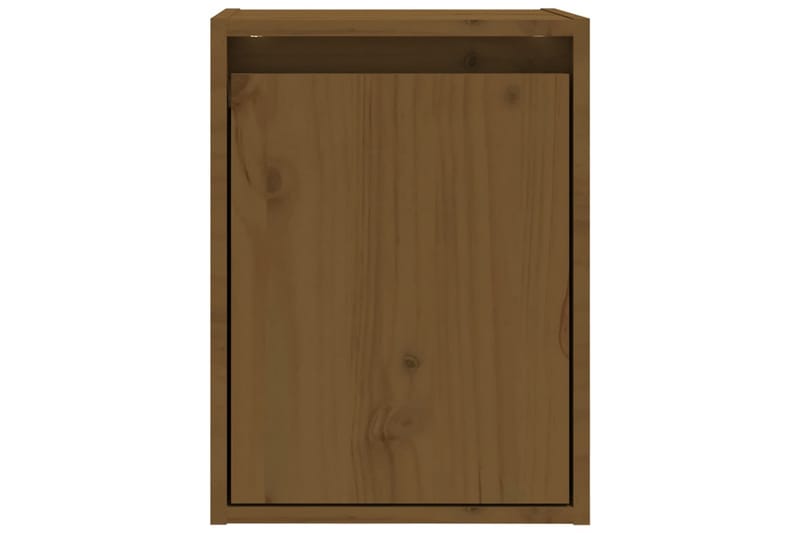 Väggskåp honungsbrun 30x30x40 cm massiv furu - Honung - Förvaring - Hylla - Vägghylla