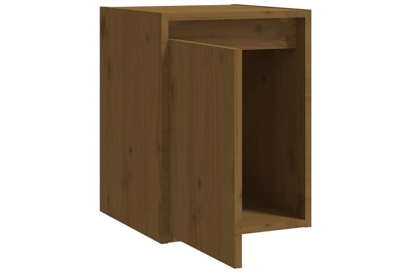 Väggskåp honungsbrun 30x30x40 cm massiv furu - Honung - Förvaring - Hylla - Vägghylla
