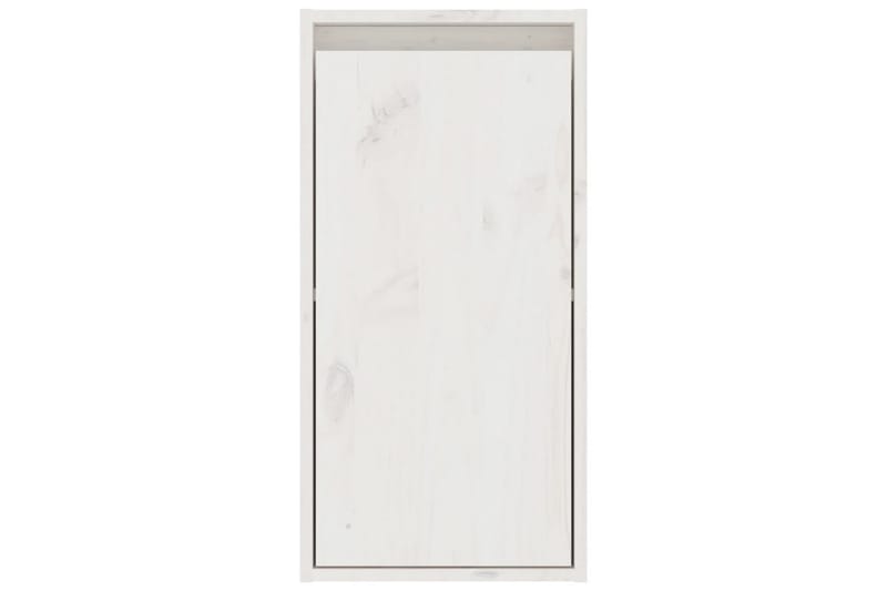 Väggskåp vit 30x30x60 cm massiv furu - Vit - Förvaring - Hylla - Vägghylla
