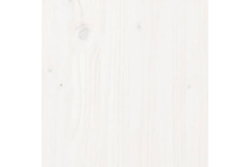 Väggskåp vit 30x30x60 cm massiv furu - Vit - Vägghylla