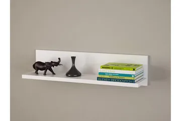 Vellavie Vägghylla 60 cm - Vit/Valnöt - Förvaring - Hylla - Vägghylla