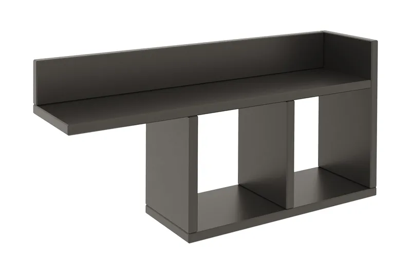 Vigneti Vägghylla 62x18 cm i Trä, Mörkgrå