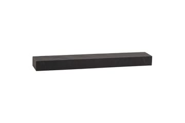 Vägghylla Wohnling svart stenoptik, väggmonterad, svävande hylla, modern loftstil 120 cm - 120 cm - Förvaring - Hylla - Vägghylla
