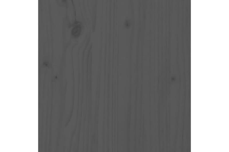 Väggskåp 2 st 60x30x35 cm massiv furu grå - Grå - Vägghylla
