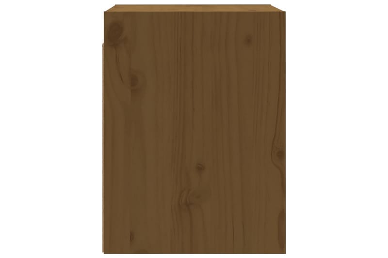 Väggskåp 2 st honungsbrun 30x30x40 cm massiv furu - Honung - Förvaring - Hylla - Vägghylla
