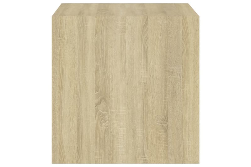 Väggskåp sonoma-ek 37x37x37 cm spånskiva - Brun - Förvaring - Hylla - Vägghylla