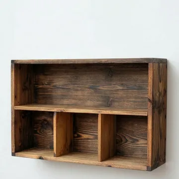 Velnor Dekorativ vägghylla 50x30x14 cm - Träfärg(er) - Förvaring - Hylla - Vägghylla