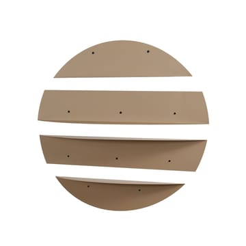 Zalvenn Vägghylla 76 cm Rund - Taupe - Förvaring - Hylla - Vägghylla