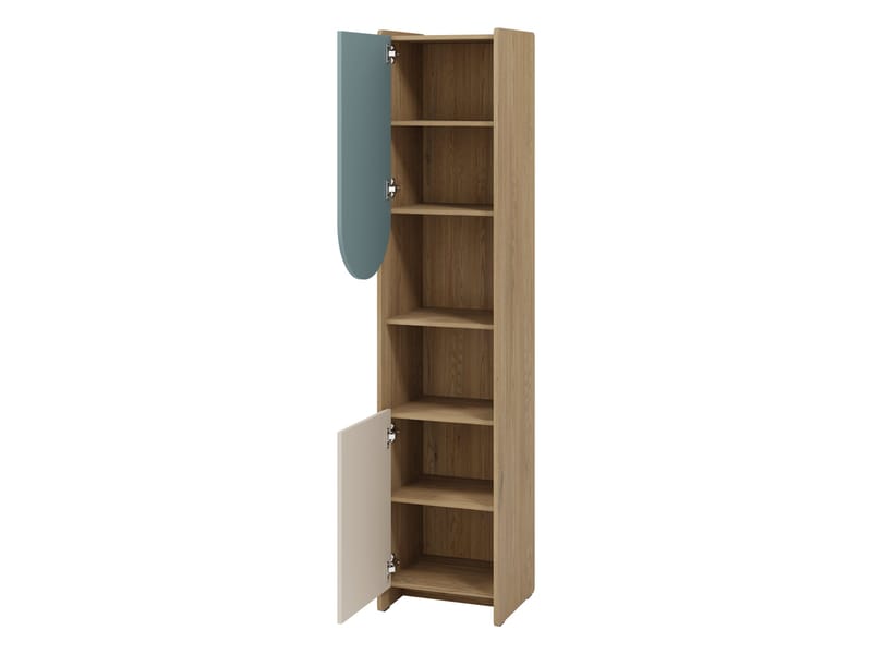 Zarek Bokhylla 44x198 cm - brun, rosa, beige - Förvaring - Hylla - Bokhylla